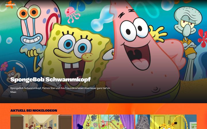 Screenshot stránky nick.de