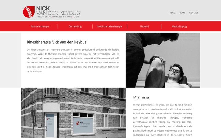 Screenshot ta' nickvandenkeybus.be