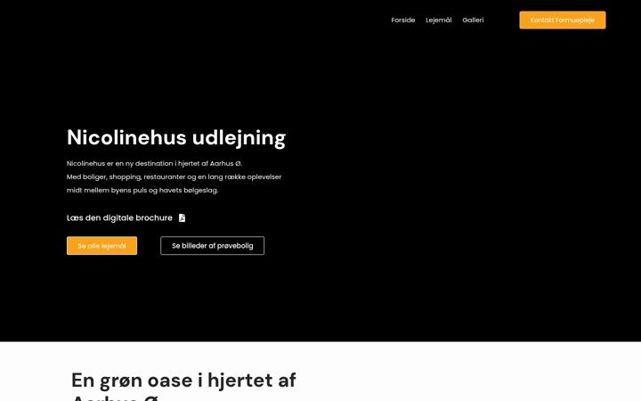Screenshot di nicolinehus-leje.dk