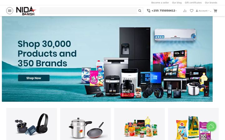 Screenshot of nidadanish.com