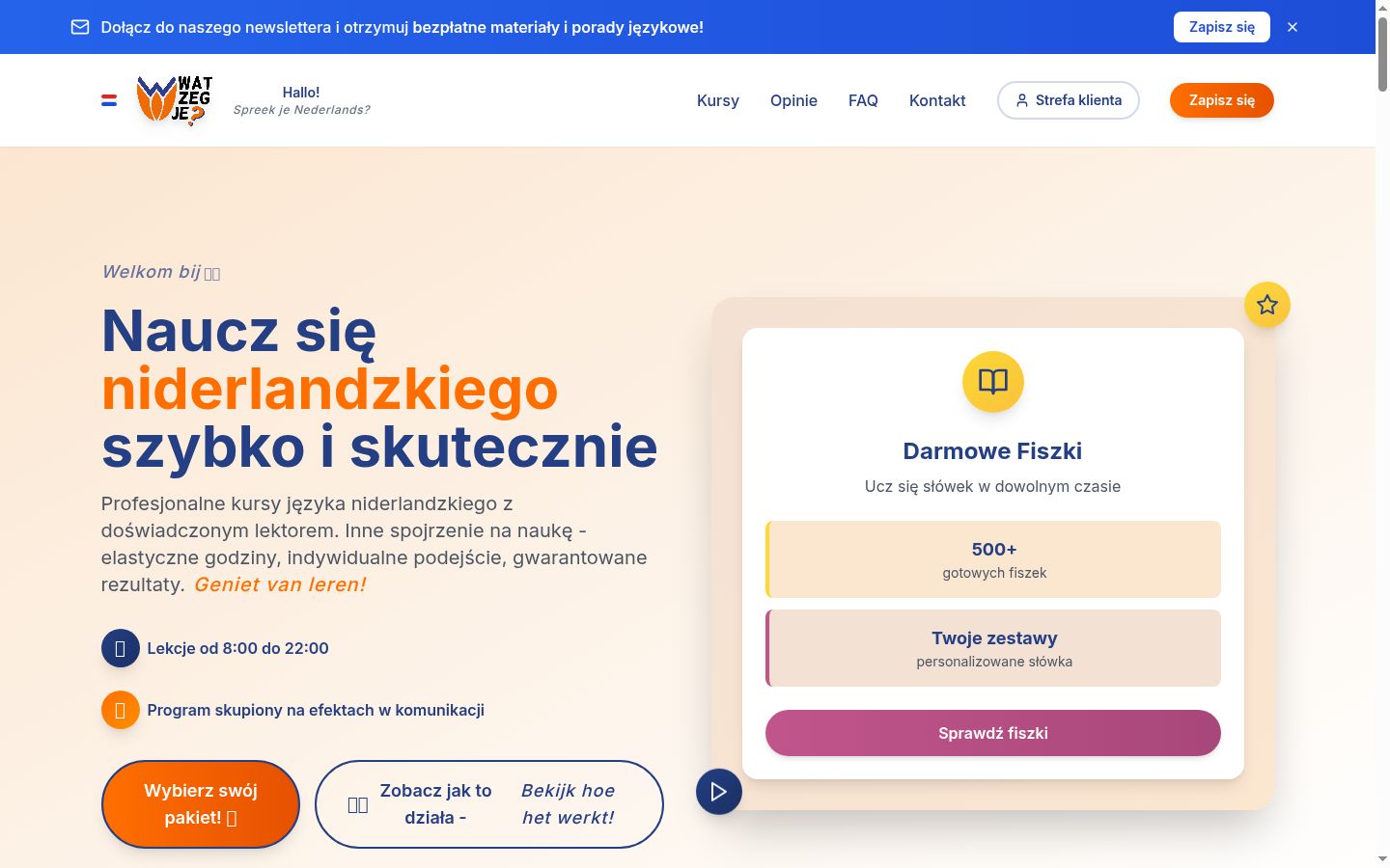 Zrzut ekranu banera zgody wyświetlanego przed jakąkolwiek interakcją