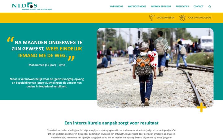 Screenshot von nidos.nl