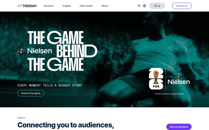 Screenshot van nielsen.com