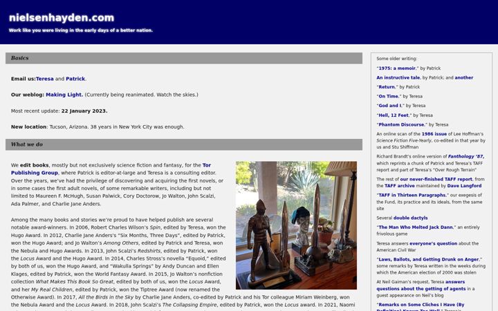 Screenshot of nielsenhayden.com