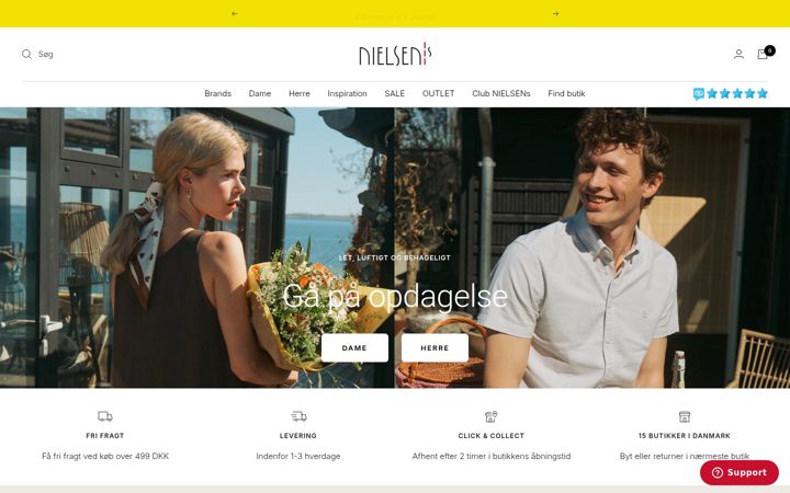 Screenshot of nielsens.dk