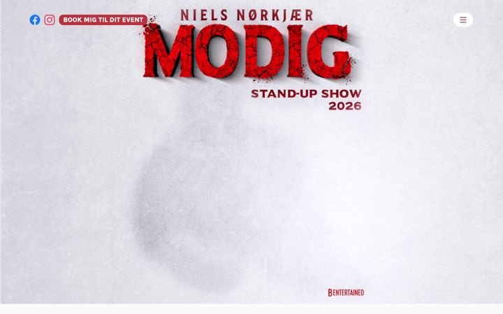 Screenshot of nielsnorkjaer.dk