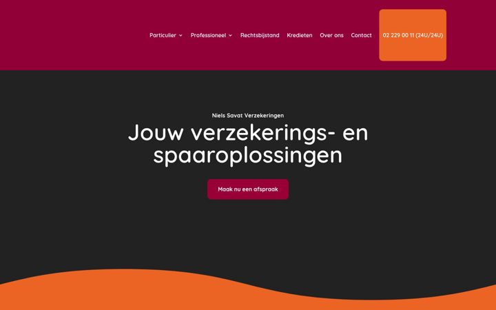 Skjermbilde av nielssavat.be