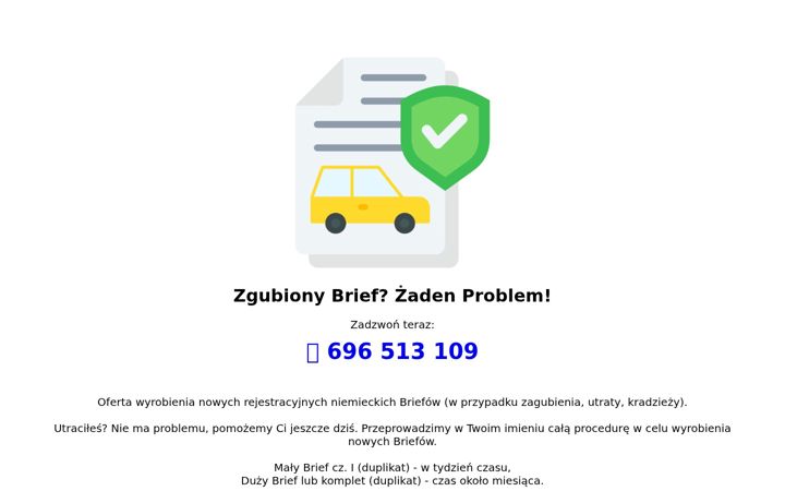 Screenshot of niemiecki-brief.pl