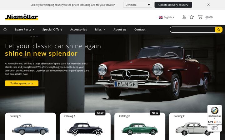Screenshot of niemoeller.de