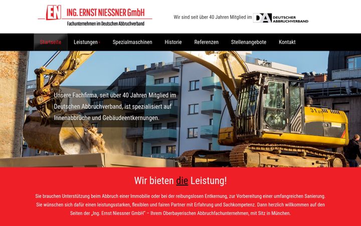 Skærmbillede af niessner-gmbh.de