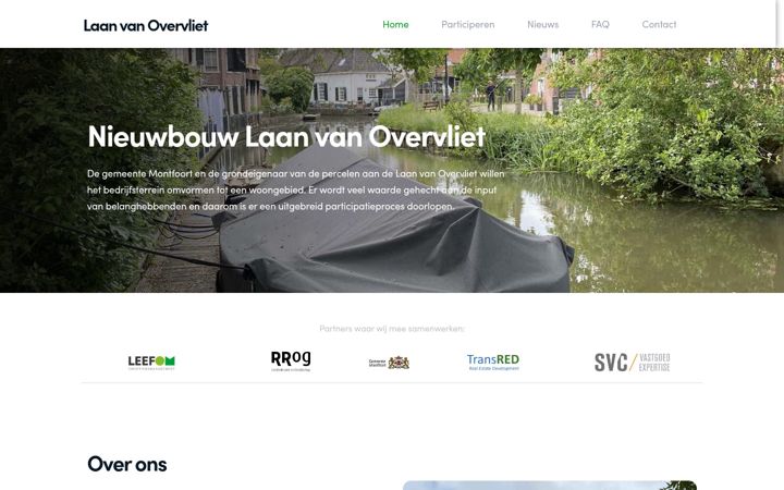 Zrzut ekranu nieuwbouwlaanvanovervliet.nl