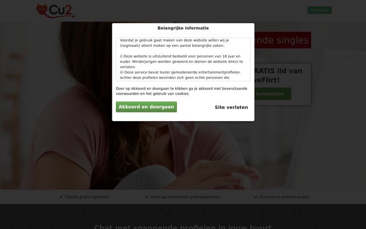 Skärmbild av nieuweflirt.com