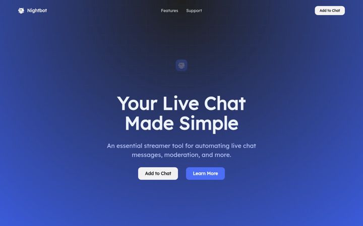 Screenshot of nightbot.tv