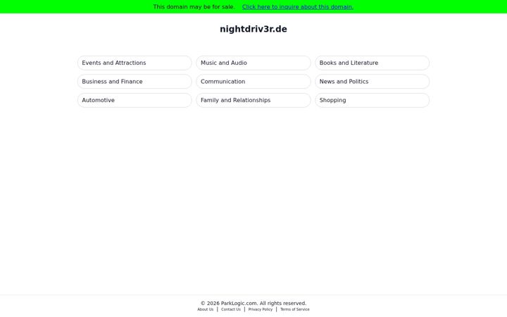 Screenshot of nightdriv3r.de