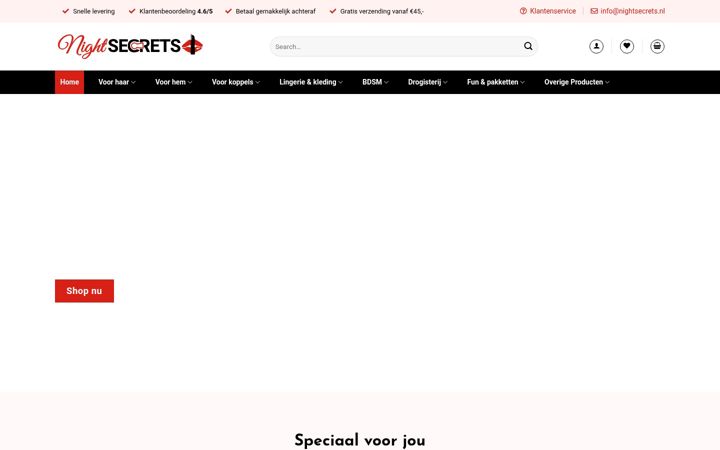 Ekrānuzņēmums no nightsecrets.nl