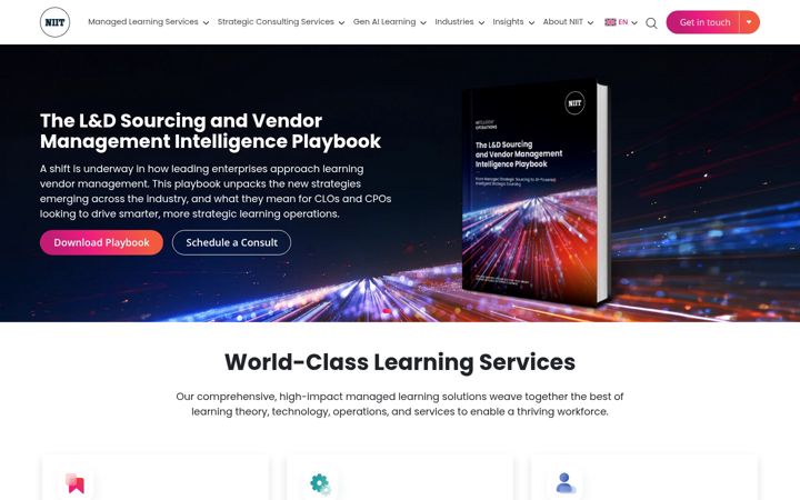 Screenshot of niit.com