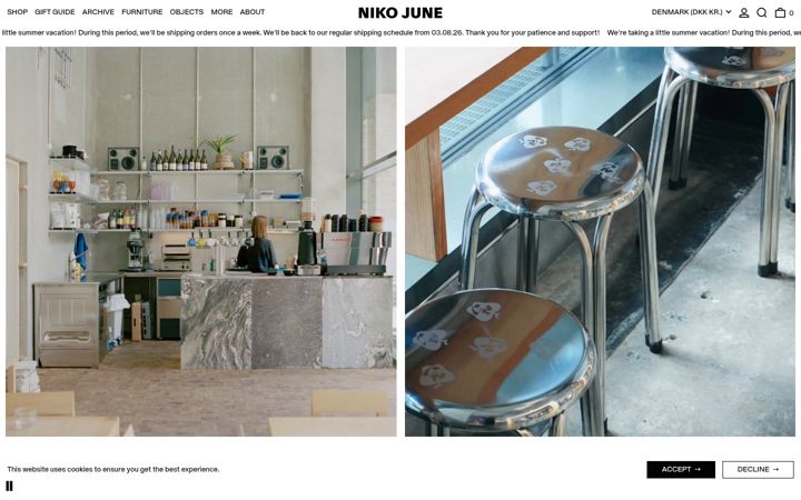 Screenshot of nikojune.com