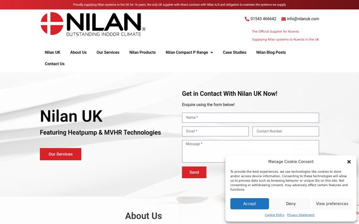 Skjermbilde av nilanuk.com