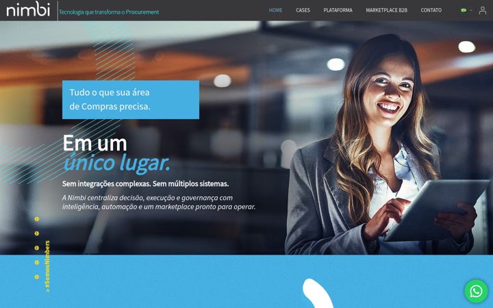 Screenshot of nimbi.com.br