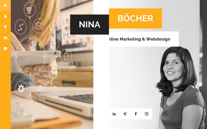 Captură de ecran a nina-boecher.de