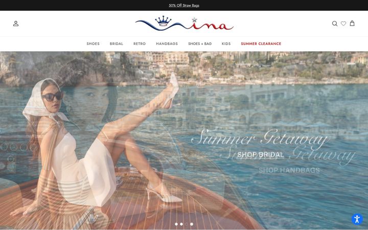 Ekrānuzņēmums no ninashoes.com