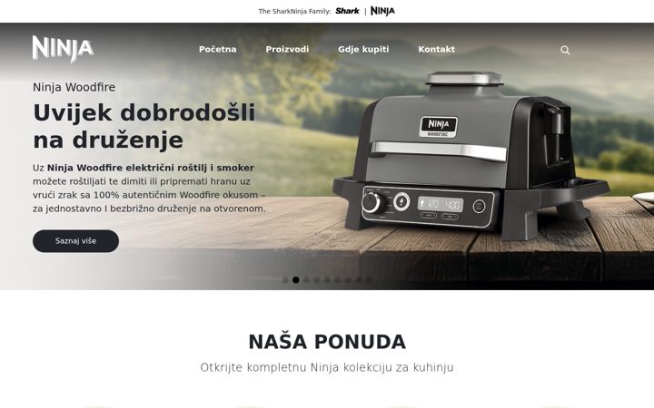 Screenshot of ninjahome.hr