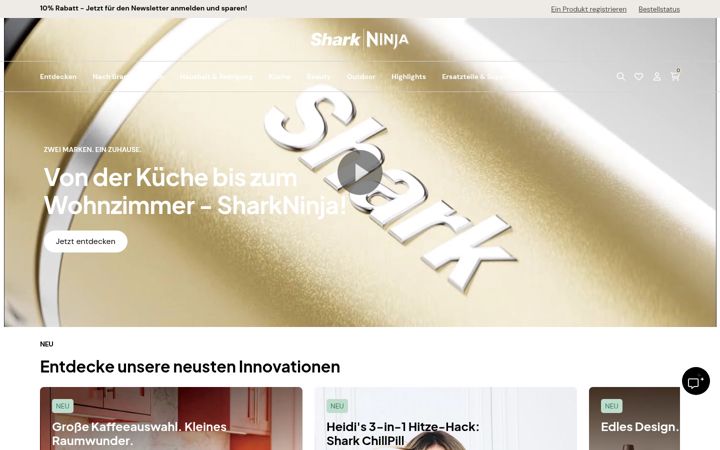 Screenshot of ninjakitchen.de
