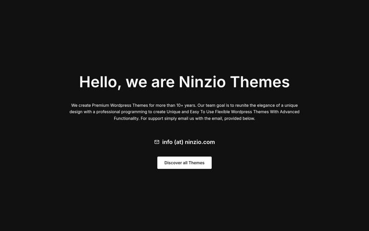 Screenshot of ninzio.com