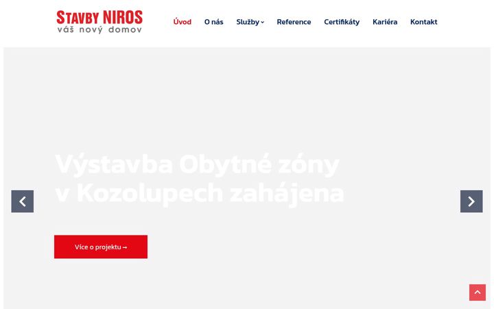Ekrānuzņēmums no niros.cz