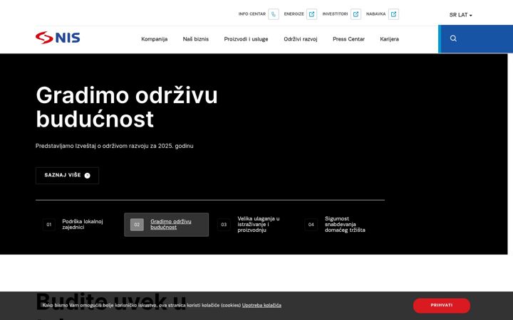 Screenshot of nis.rs