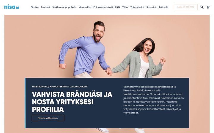 Skærmbillede af nisa.fi