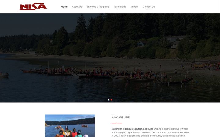 Screenshot von nisa.net