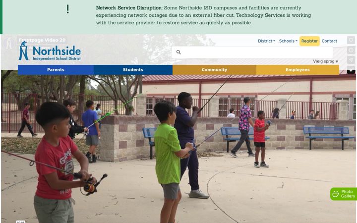 Screenshot of nisd.net