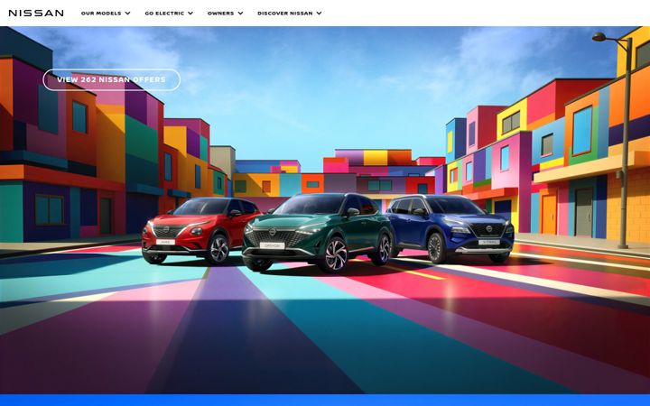 Screenshot of nissan.ie