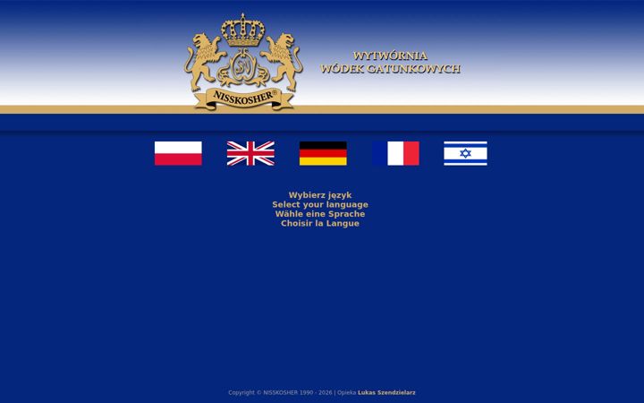 Screenshot of nisskosher.pl