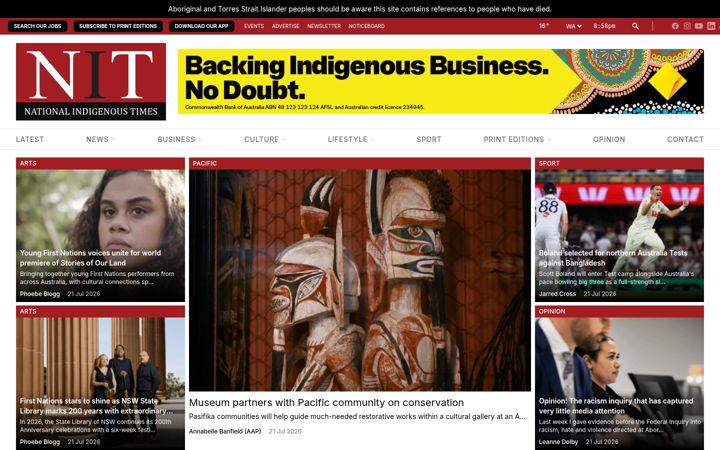 Screenshot of nit.com.au