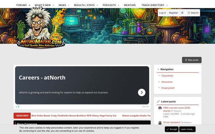 Screenshot di nitromater.com