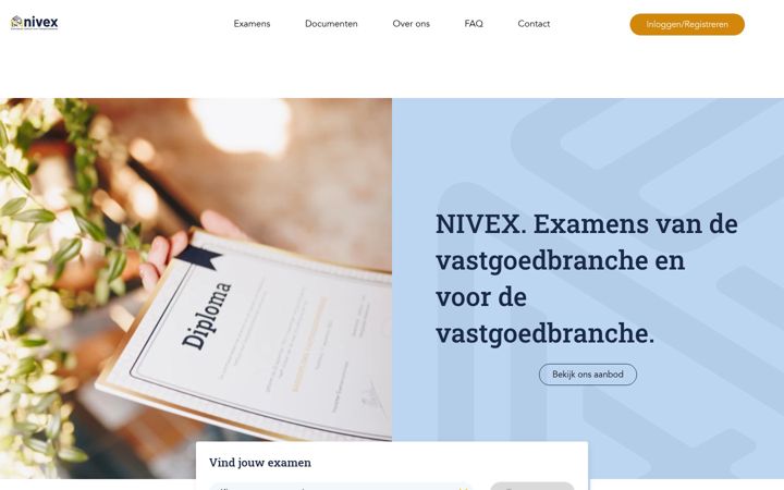 Zrzut ekranu nivex.nl