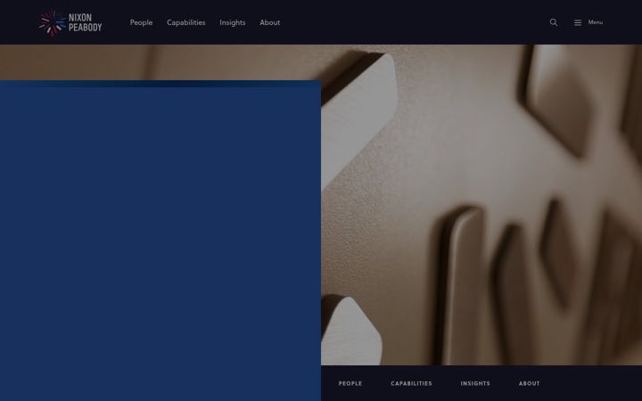 Screenshot of nixonpeabody.com