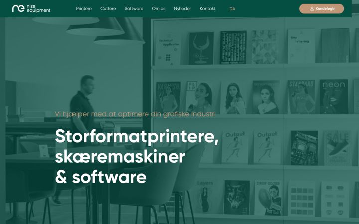 Captură de ecran a nizeequipment.com