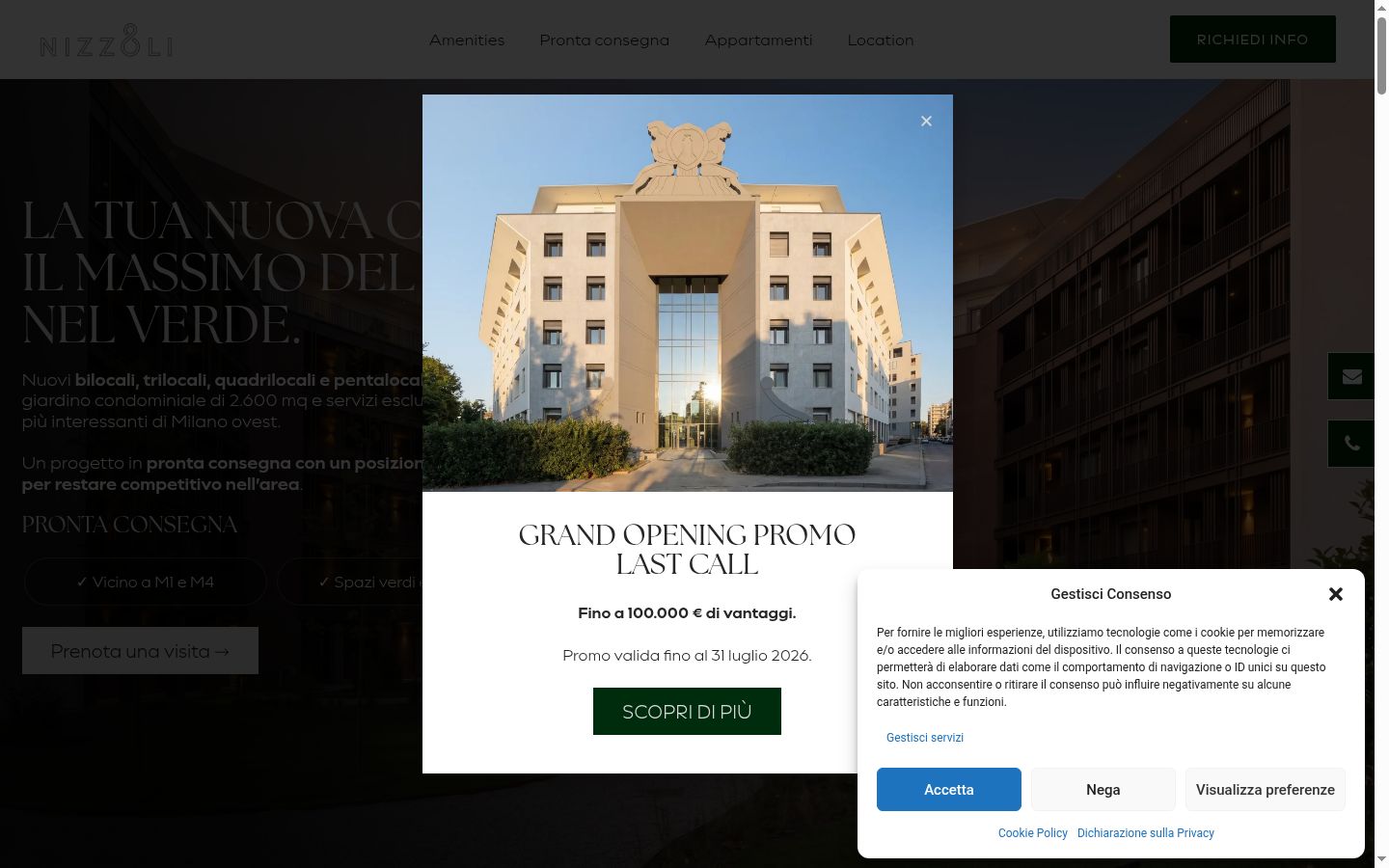 Zrzut ekranu banera zgody wyświetlanego przed jakąkolwiek interakcją