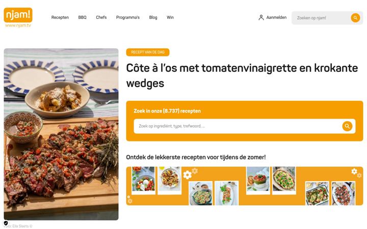 Screenshot of njam.tv