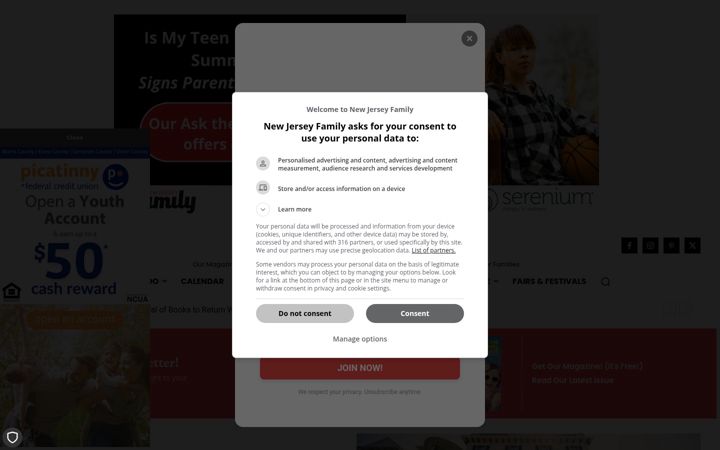 Screenshot of njfamily.com