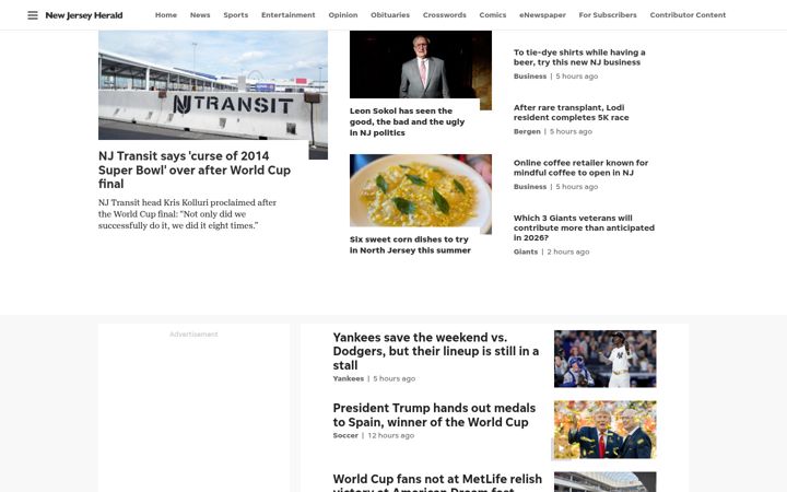 Screenshot of njherald.com