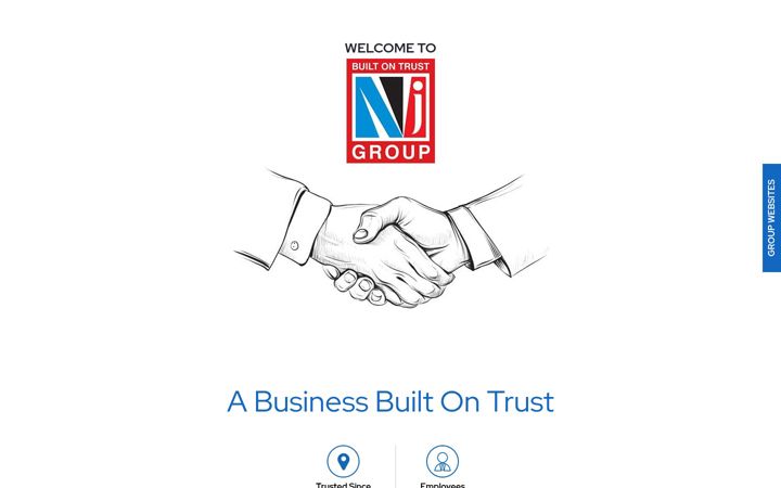 Screenshot of njindiaonline.com