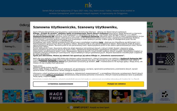 Screenshot of nk.pl