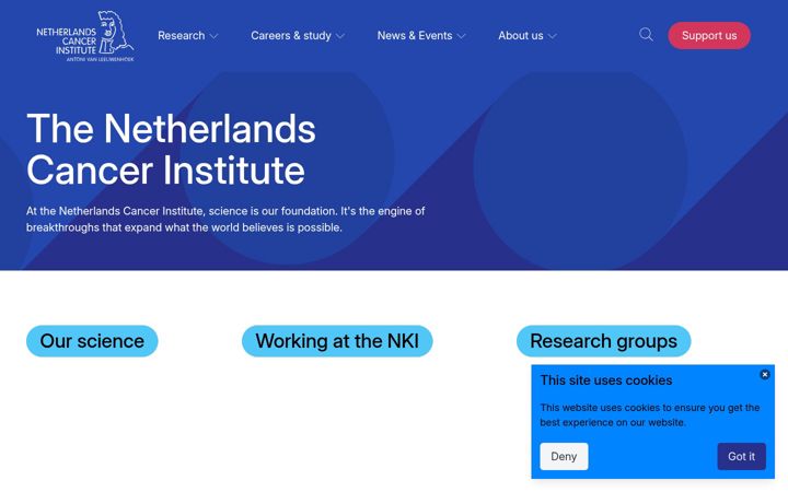 Screenshot of nki.nl