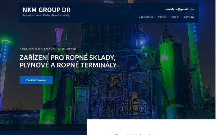 Screenshot of nkm-group.cz