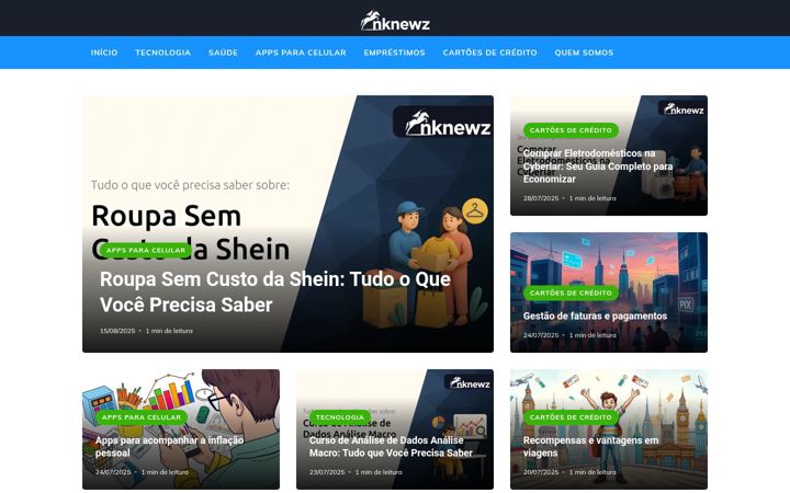 Screenshot ta' nknewz.com