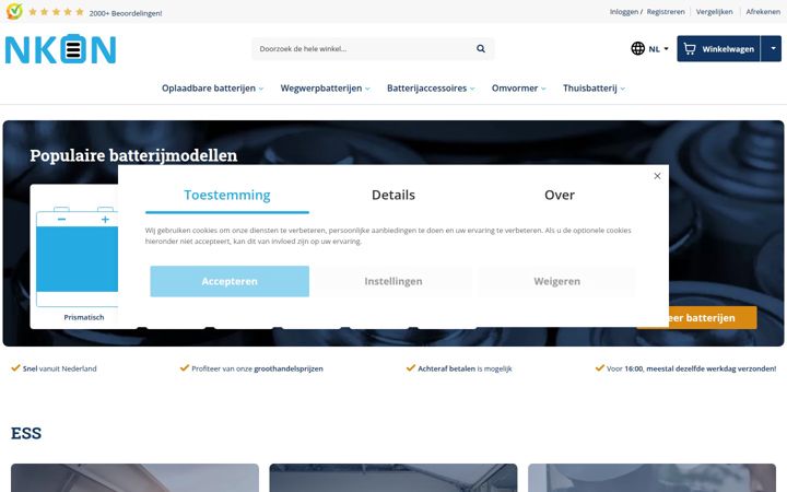 Screenshot of nkon.nl